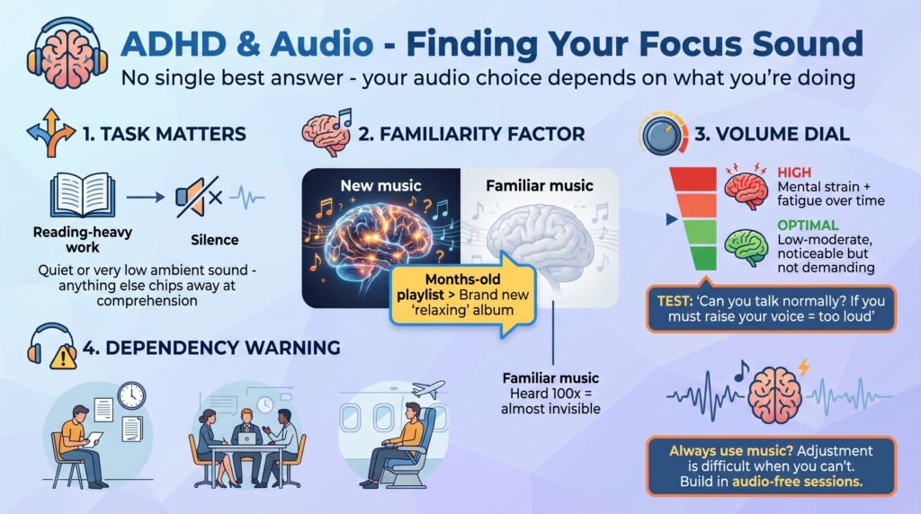Do ADHD people focus better with music?  ADHD & Audio - Finding Your Focus Sound
