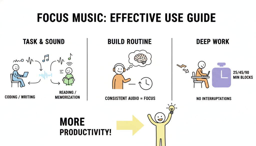 Focus music: effective use guide