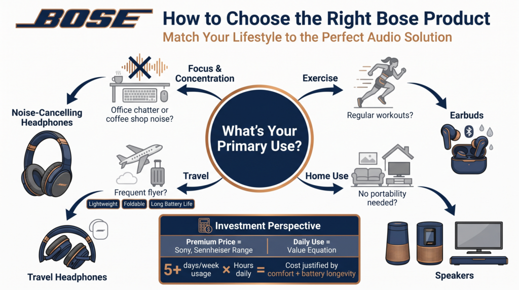 Bose guide: how to choose the right Bose product