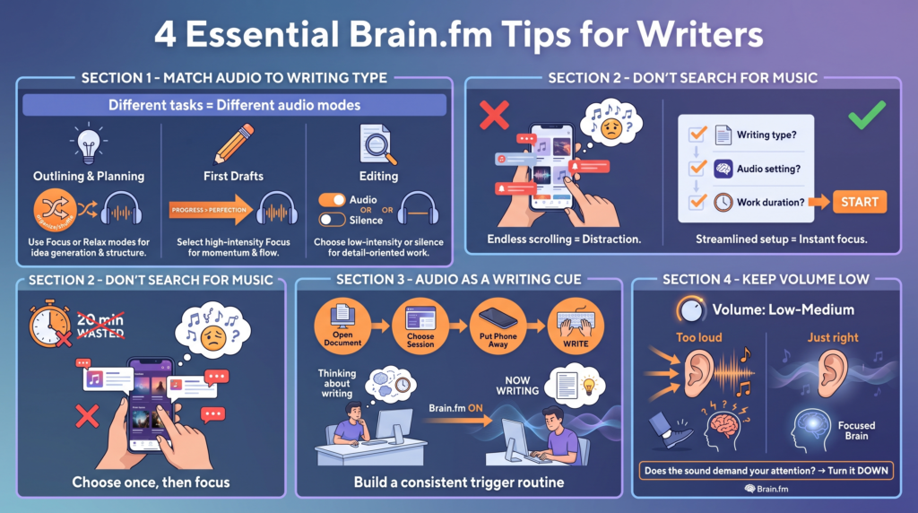 4 Brain.fm Tips for Writers